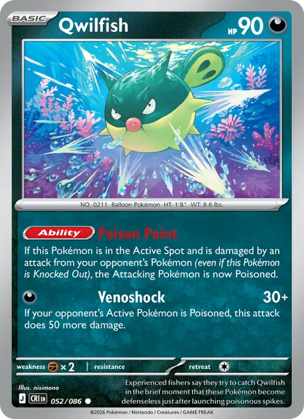 Qwilfish #052 from Chaos Rising