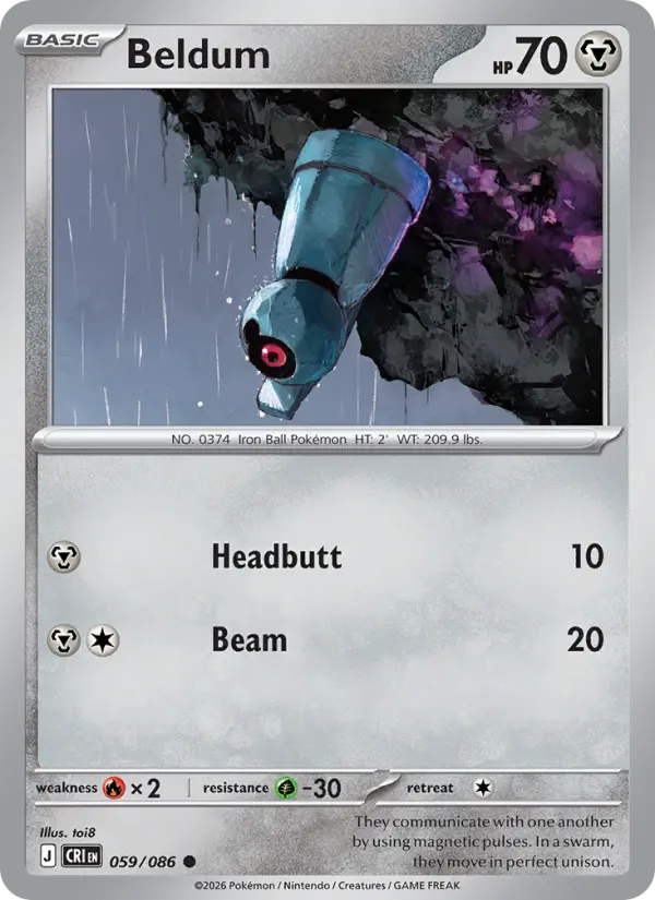 Beldum #059 from Chaos Rising