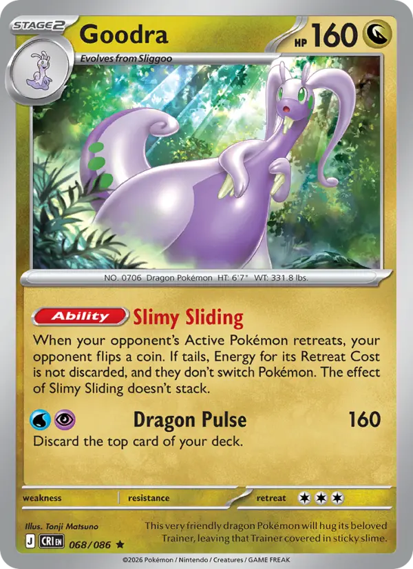 Goodra #068 from Chaos Rising