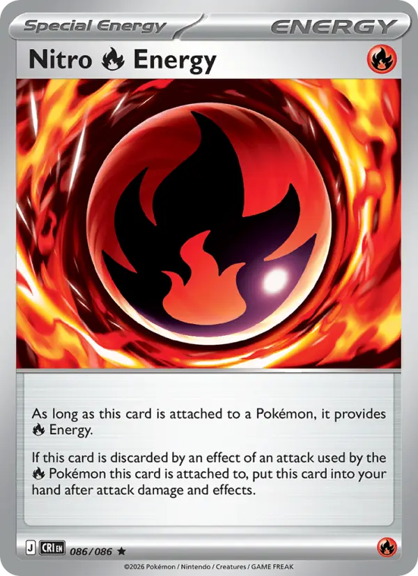 Nitro Fire Energy #086 from Chaos Rising