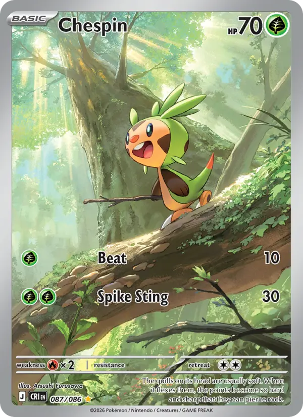 Chespin #087 from Chaos Rising