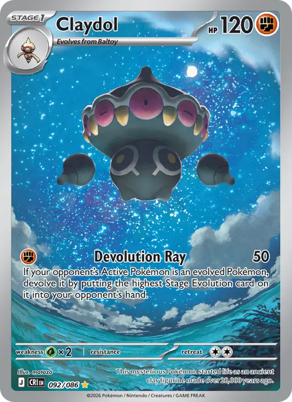 Claydol #092 from Chaos Rising