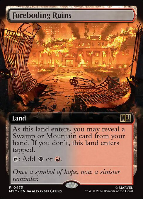 Foreboding Ruins #473 from Marvel Super Heroes Commander