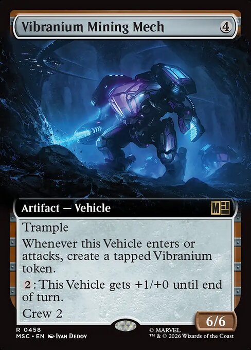 Vibranium Mining Mech #458 from Marvel Super Heroes Commander