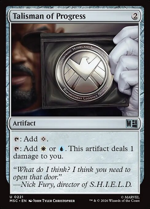 Talisman of Progress #221 from Marvel Super Heroes Commander