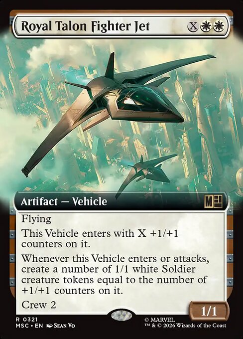 Royal Talon Fighter Jet #321 from Marvel Super Heroes Commander