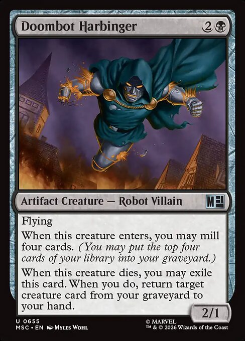 Doombot Harbinger #655 from Marvel Super Heroes Commander