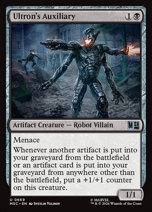 Ultron's Auxiliary #669 from Marvel Super Heroes Commander