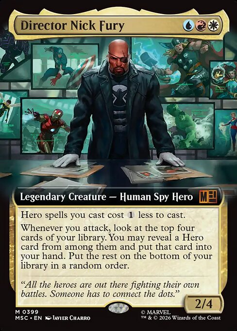 Director Nick Fury #399 from Marvel Super Heroes Commander