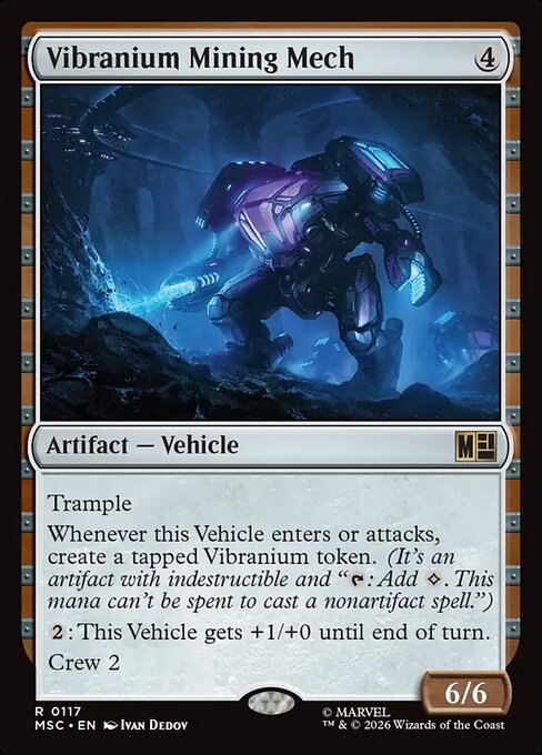 Vibranium Mining Mech #117 from Marvel Super Heroes Commander