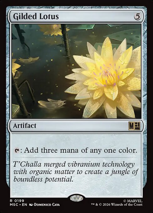 Gilded Lotus #199 from Marvel Super Heroes Commander