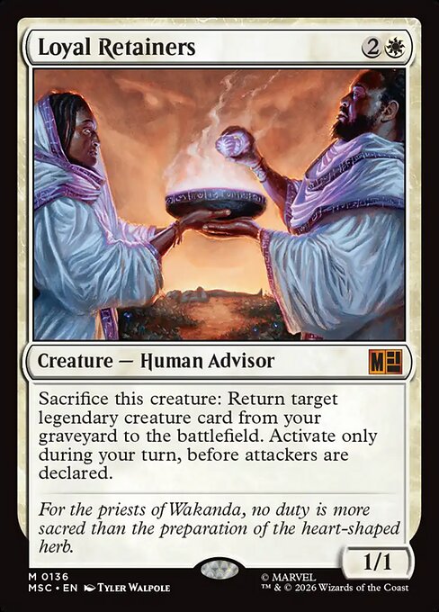 Loyal Retainers #136 from Marvel Super Heroes Commander
