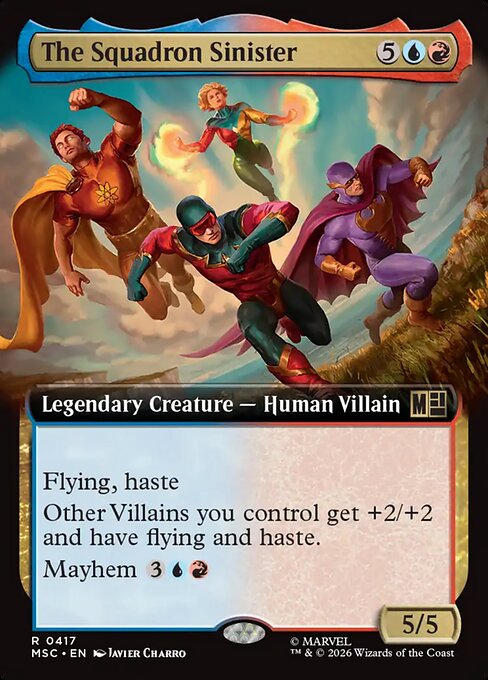 The Squadron Sinister #417 from Marvel Super Heroes Commander