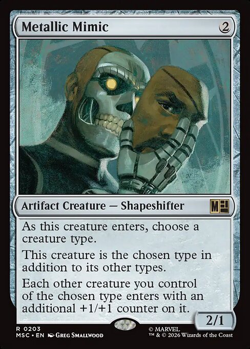 Metallic Mimic #203 from Marvel Super Heroes Commander