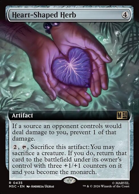 Heart-Shaped Herb #435 from Marvel Super Heroes Commander