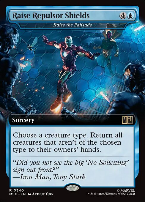 Raise the Palisade #340 from Marvel Super Heroes Commander