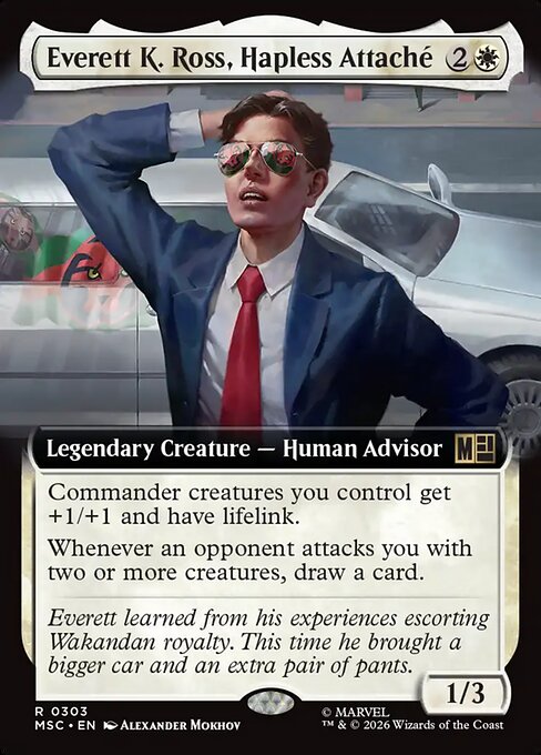 Everett K. Ross, Hapless Attaché #303 from Marvel Super Heroes Commander