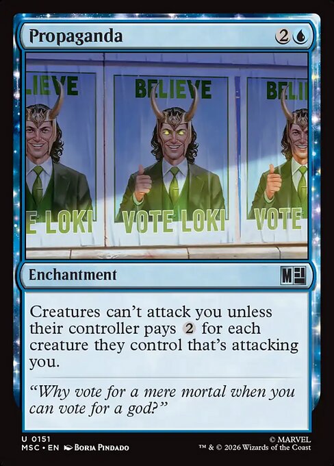 Propaganda #151 from Marvel Super Heroes Commander