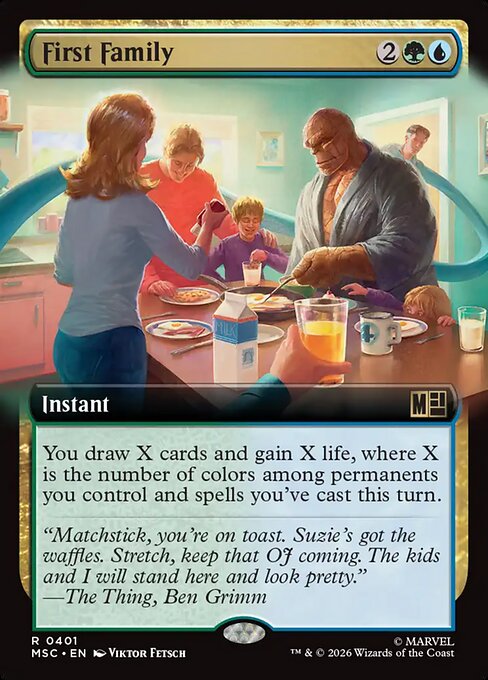 First Family #401 from Marvel Super Heroes Commander