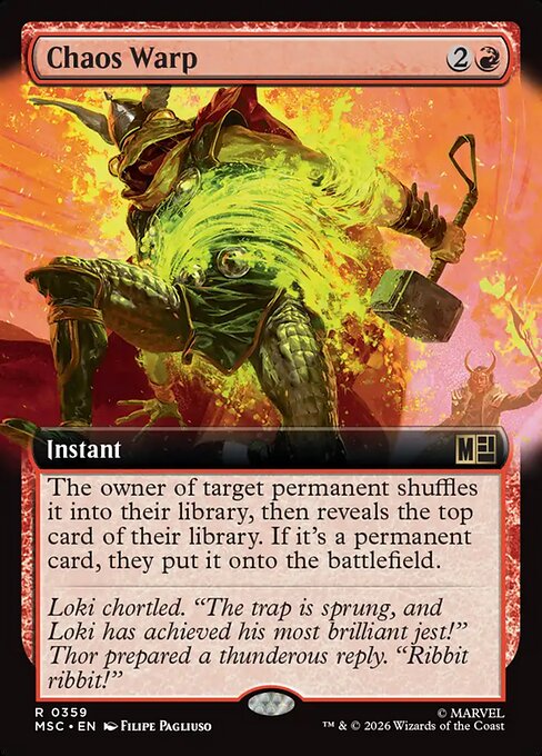 Chaos Warp #359 from Marvel Super Heroes Commander