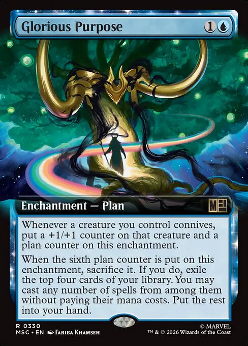 Glorious Purpose #330 from Marvel Super Heroes Commander