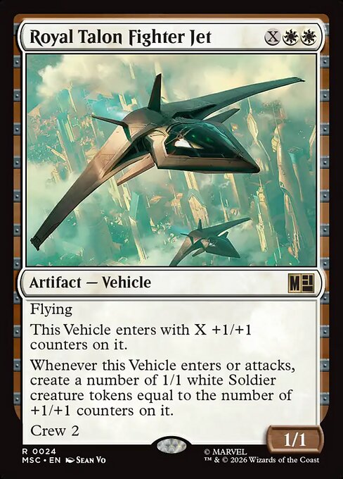 Royal Talon Fighter Jet #24 from Marvel Super Heroes Commander