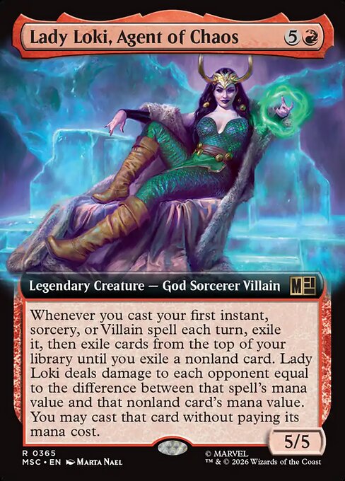 Lady Loki, Agent of Chaos #365 from Marvel Super Heroes Commander