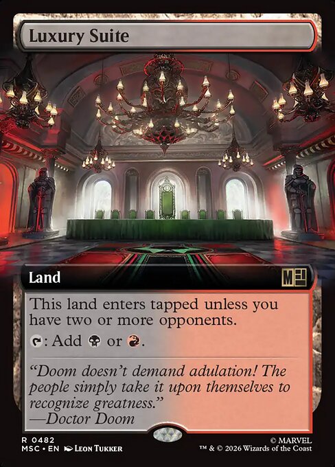 Luxury Suite #482 from Marvel Super Heroes Commander