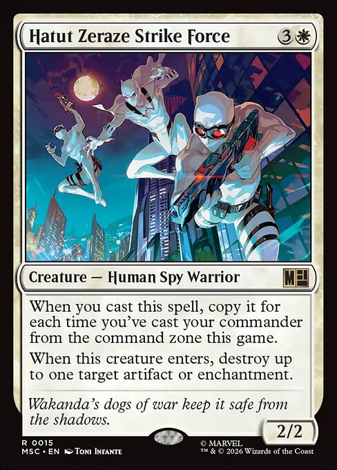 Hatut Zeraze Strike Force #15 from Marvel Super Heroes Commander
