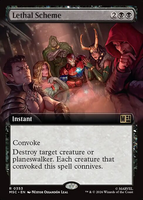 Lethal Scheme #353 from Marvel Super Heroes Commander