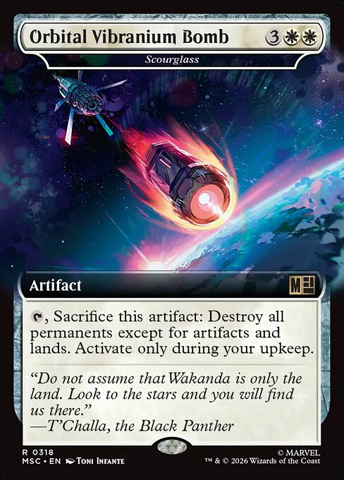 Scourglass #318 from Marvel Super Heroes Commander