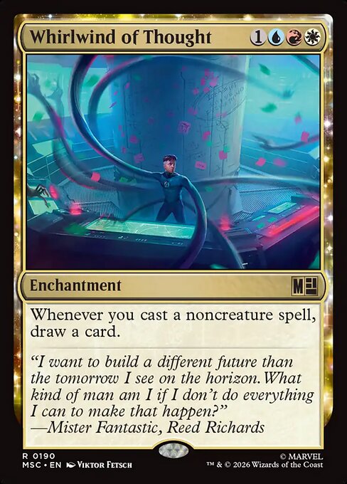 Whirlwind of Thought #190 from Marvel Super Heroes Commander