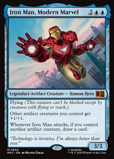 Iron Man, Modern Marvel #830 from Marvel Super Heroes Commander