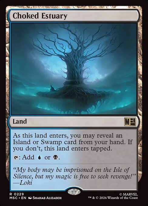Choked Estuary #229 from Marvel Super Heroes Commander