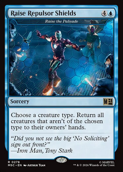 Raise the Palisade #278 from Marvel Super Heroes Commander