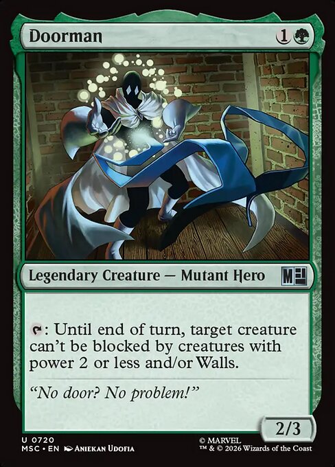 Doorman #720 from Marvel Super Heroes Commander