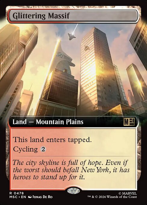 Glittering Massif #478 from Marvel Super Heroes Commander