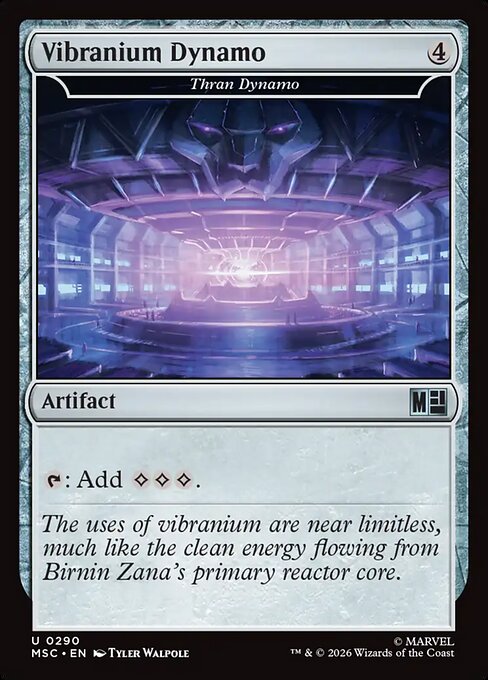 Thran Dynamo #290 from Marvel Super Heroes Commander