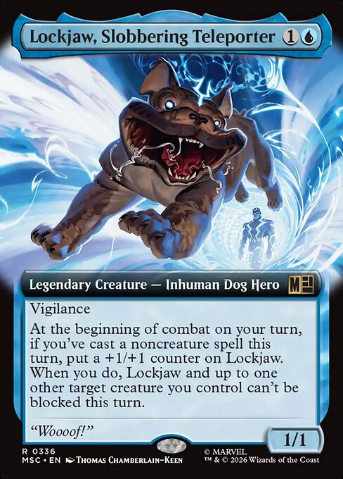 Lockjaw, Slobbering Teleporter #336 from Marvel Super Heroes Commander