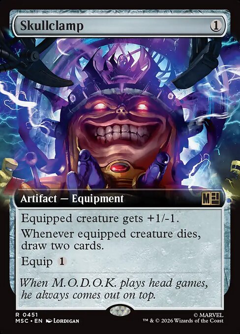 Skullclamp #451 from Marvel Super Heroes Commander