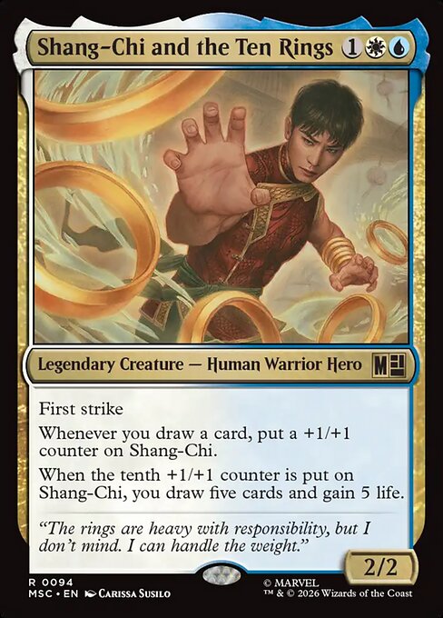 Shang-Chi and the Ten Rings #94 from Marvel Super Heroes Commander