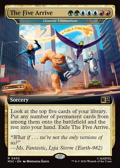Genesis Ultimatum #402 from Marvel Super Heroes Commander