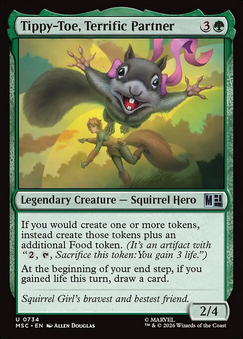 Tippy-Toe, Terrific Partner #734 from Marvel Super Heroes Commander