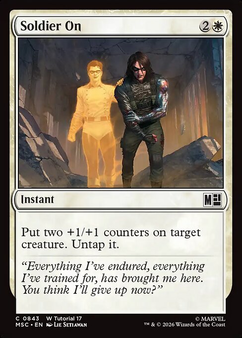 Soldier On #843 from Marvel Super Heroes Commander