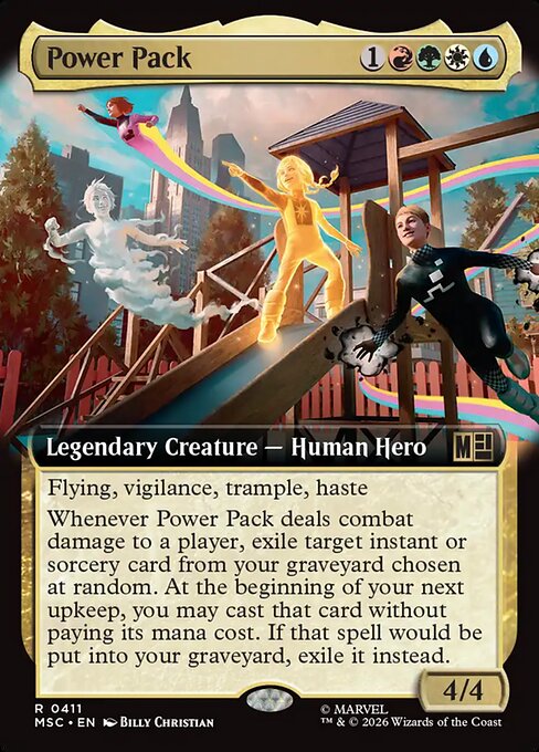 Power Pack #411 from Marvel Super Heroes Commander