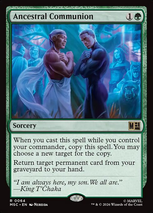 Ancestral Communion #64 from Marvel Super Heroes Commander