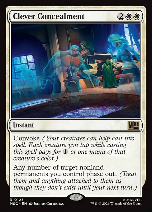 Clever Concealment #125 from Marvel Super Heroes Commander