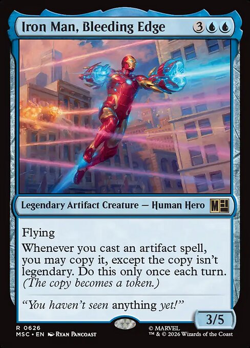 Iron Man, Bleeding Edge #626 from Marvel Super Heroes Commander