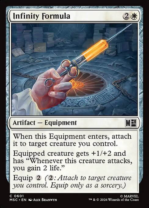 Infinity Formula #601 from Marvel Super Heroes Commander