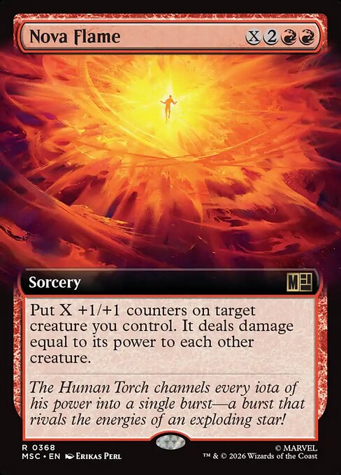 Nova Flame #368 from Marvel Super Heroes Commander